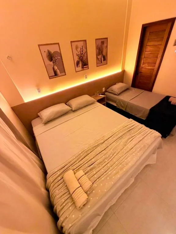 Camas da acomodação da Casas Marias